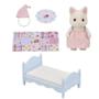 Imagem de Sylvanian Families - Conjunto Cama e Menina Gato Primavera - Epoch