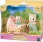 Imagem de Sylvanian Families Conjunto Carrinho De Bebê Gatos Primavera