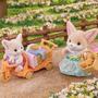 Imagem de Sylvanian families conjunto piquenique ensolarado irma e bebe raposas do deserto epoch