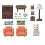 Imagem de Sylvanian families conjunto sala estar com irma gato primavera epoch