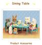 Imagem de Sylvanian Families Stomle Family Dining Table Conjunto Mesa