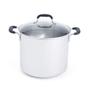 Imagem de T-fal C99863 Forno de aço inoxidável seguro lava-louça seguro PFOA Free Stock Pot Cookware, 12-Quart, Prata