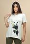 Imagem de T- shirt Básica Bata Manga Curta Off White Panda