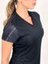 Imagem de T-shirt Beach Tennis com Proteção Solar UV50+ BLACK - Estampado