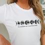 Imagem de T-Shirt Branca Fases da Lua