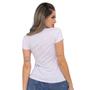 Imagem de T-Shirt Camiseta Feminina Multiuso Tecido Leve Comfort Casual Estampa Tigre