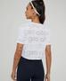 Imagem de T-Shirt Cropped Mesh Alto Giro Branco