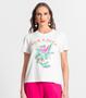 Imagem de T-shirt De Viscose Creponada Feminina Endless Bege