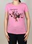 Imagem de T-shirt Estonada Rosa Imperfect Feminino Blufera Jeans 1926/2