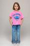 Imagem de T-Shirt Fakini Feminina Lilo & Stitch  Estampa "Be Kind to All Kind" com Stitch Tamanho (12ao16)
