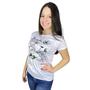 Imagem de T-shirt Feminina Blusa Blusinha Camiseta Curta Tamanho Único