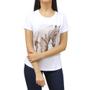 Imagem de T-Shirt Feminina com Strass Branca Zoe Horse 37542