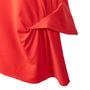 Imagem de T-Shirt Feminina Olho Fatal Plus Size com Recorte e Drapeada Vermelha