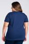 Imagem de T-shirt Feminina Plus Size Algodão c/ Estampa "BE yourself"