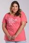 Imagem de T-shirt Feminina Plus Size Estampada "We have nothing to lose and a world to see" - Serena