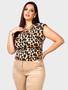 Imagem de T-SHIRT Muscle Tee Plus Size Com Ombreira Onça