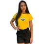 Imagem de T-shirt pandinhas - amarela