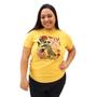 Imagem de T-Shirt Plus Size Com Retilínea Cereja Rosa 85502