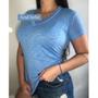 Imagem de T-Shirt Podrinha - Decote V blusinha basica moda feminina