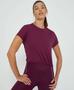 Imagem de T-Shirt Regulagem Barra Alto Giro Roxo Profundo