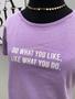 Imagem de T-Shirt Saint Cropped Phrases 