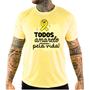 Imagem de t shirt Setembro amarelo Camiseta eu apoio essa causa