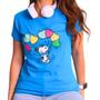 Imagem de T-shirt snoopy balões - azul