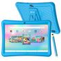 Imagem de Tablet Contixo K102 Kids 10 polegadas HD 32GB com bolsa de manga azul