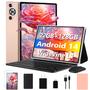 Imagem de Tablet DeerTime Android 14 - 10.1" com 22GB de RAM e 128GB de ROM + 1TB