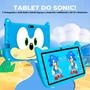 Imagem de Tablet infantil Android 13  tela HD Playstore 64GB + 4GB Ram Wifi 5.0 e Câmera 5MP + Capinha anti queda 