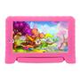 Imagem de Tablet infantil multilaser kids pad plus rosa com 2 câmeras