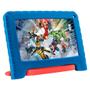 Imagem de Tablet Infantil Multilaser Marvel Avengers NB417 Azul Vermelho para Criança 64GB Quad-Core 4GB RAM
