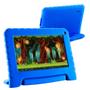 Imagem de Tablet Infantil Multilaser NB378 Azul Kid Pad Capa de Silicone 32GB Para Criança Youtube Netflix