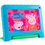 Imagem de Tablet Infantil Peppa Pig Multilaser NB375 Azul Verde 32GB Para Criança Youtube Netflix Play Store