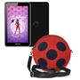 Imagem de Tablet Infantil Positivo Ladybug Twist Tab + Tela 7'' 64GB + 2GB ram Android 11 Go Edition