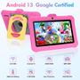 Imagem de Tablet Infantil SUMTAB 7 Polegadas - Android 13.0, 8GB RAM, 64GB ROM (Rosa)