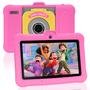Imagem de Tablet Infantil SUMTAB 7 Polegadas - Android 13.0, 8GB RAM, 64GB ROM (Rosa)