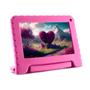 Imagem de Tablet Kid Multi 4GB RAM 64GB Wi-Fi USB 2MP 7" NB411 - Rosa