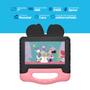 Imagem de Tablet Multi Minnie com Controle Parental 7 pol 4GB RAM 64GB Android 13 Quad Core + Case + Wi-fi - NB414