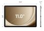 Imagem de Tablet Samsung A9+ C/ Chip 5G 64GB 4GB Prata Com Capa
