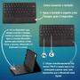 Imagem de Tablet Samsung A9 Plus 11 Polegadas 64GB 4GB Ram Rede 5G Com Capa Teclado Magnético Bluetooth Modelo X216 Grafite