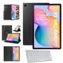 Imagem de Tablet Samsung S6 Lite Wifi 128GB 4GB Caneta SPen Samsung Com Teclado Bluetooth Branco E Capa Giratória Para Estudo Ou Trabalho E Escrit