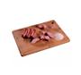 Imagem de Tabua Cortar Carne Retangular Bambo 30x20 Cm Churrasco Mor