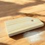 Imagem de Tábua De Bambu 24cmx13cm Pequena Para Servir Corte Legumes Frutas Multiuso Com Encaixe
