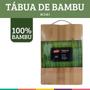 Imagem de Tábua de Bambu Fibra Natural com Alça 20x30cm Mori