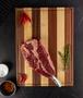 Imagem de Tábua de Carnes de Luxo 45x32,5cm Corte Legumes Carne