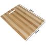 Imagem de Tabua de Corte Bambu Retangular 33x23cm Com Alça  Art House