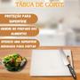 Imagem de Tábua De Corte Em Pvc Para Corte De Alimentos Carnes Vegetais 40X25CM