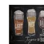 Imagem de Tábua de Corte Retangular Beer Types em Vidro - 20x30cm