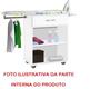Imagem de Tabua de passar roupa Gaveta 02 portas Branca com cabideiro